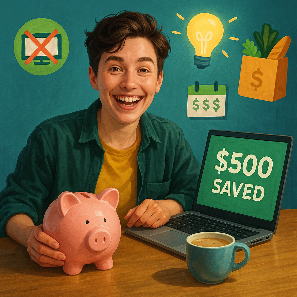 save $500 a month