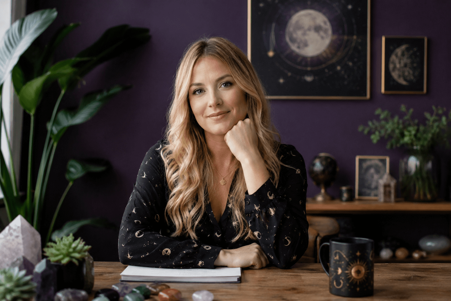 Angela Sterling, astrologer and founder of Buzzjolty