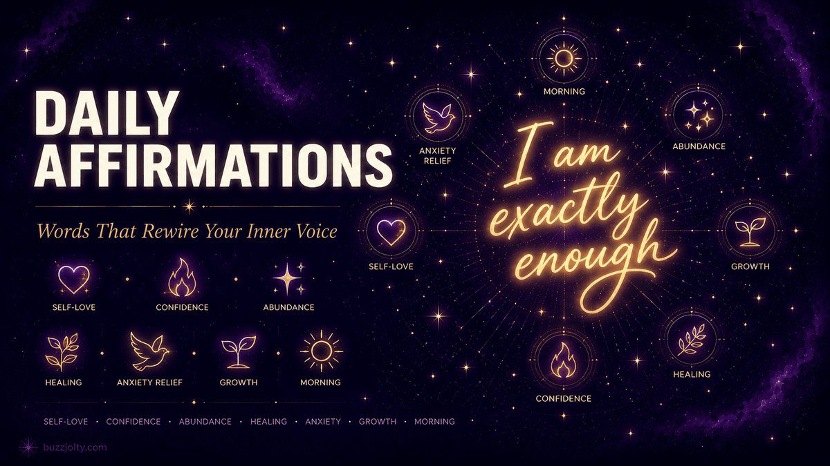 Daily affirmations generator — free personalized positive affirmations across 7 categories