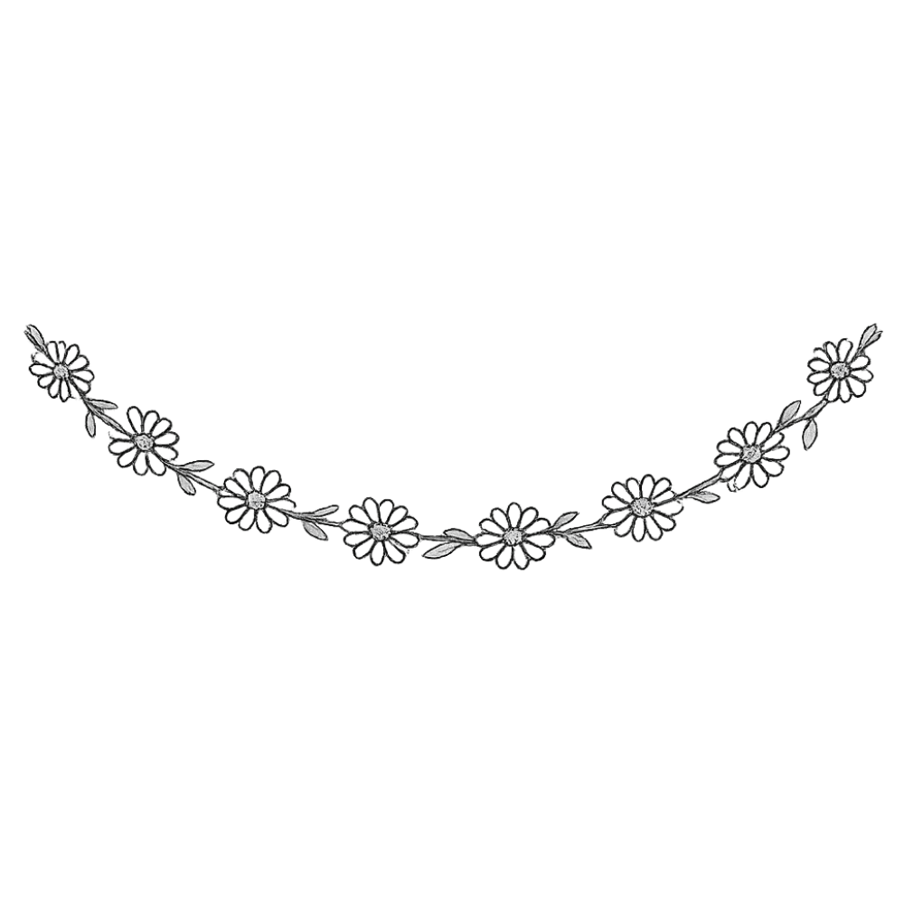 Daisy chain tattoo design