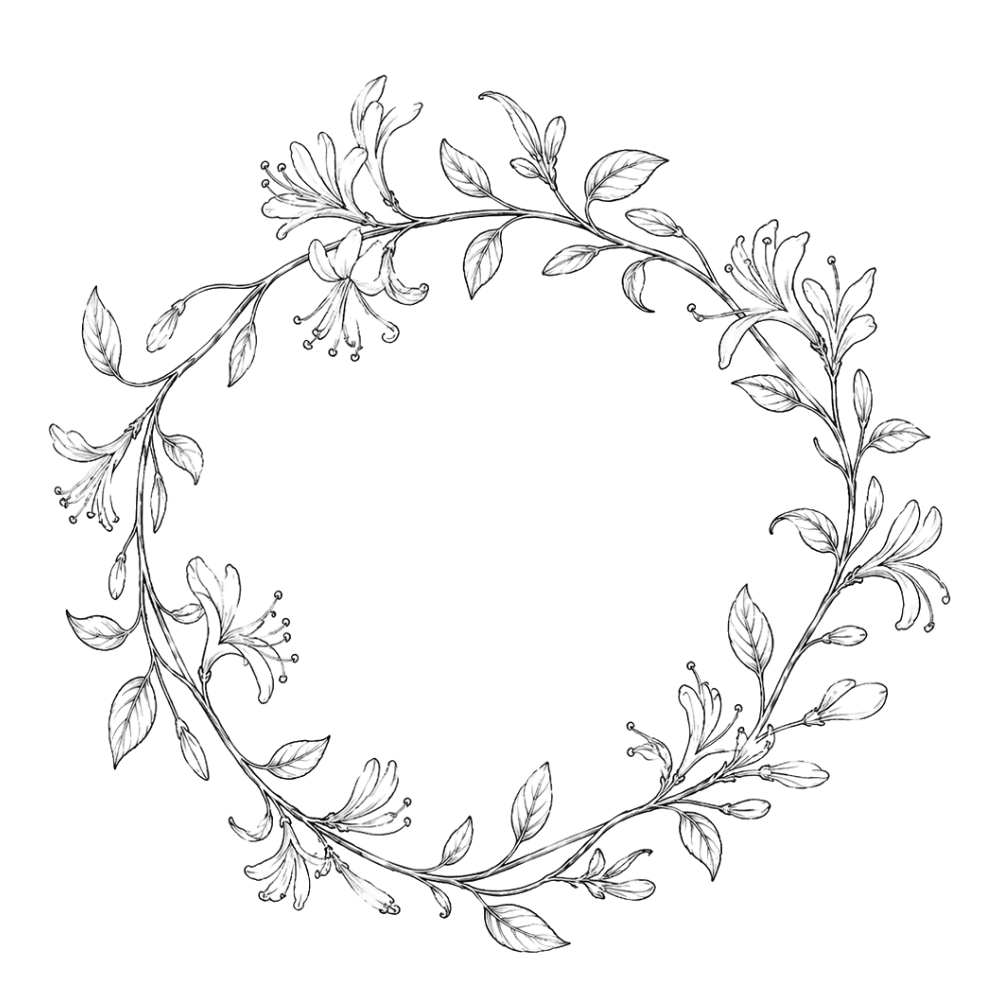 Honeysuckle wrap tattoo design
