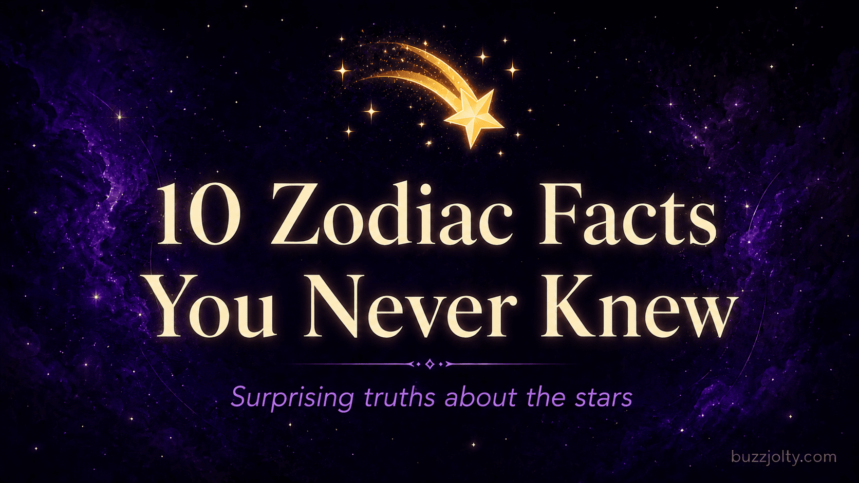 Interesting Facts About Zodiac Signs | Buzzjolty