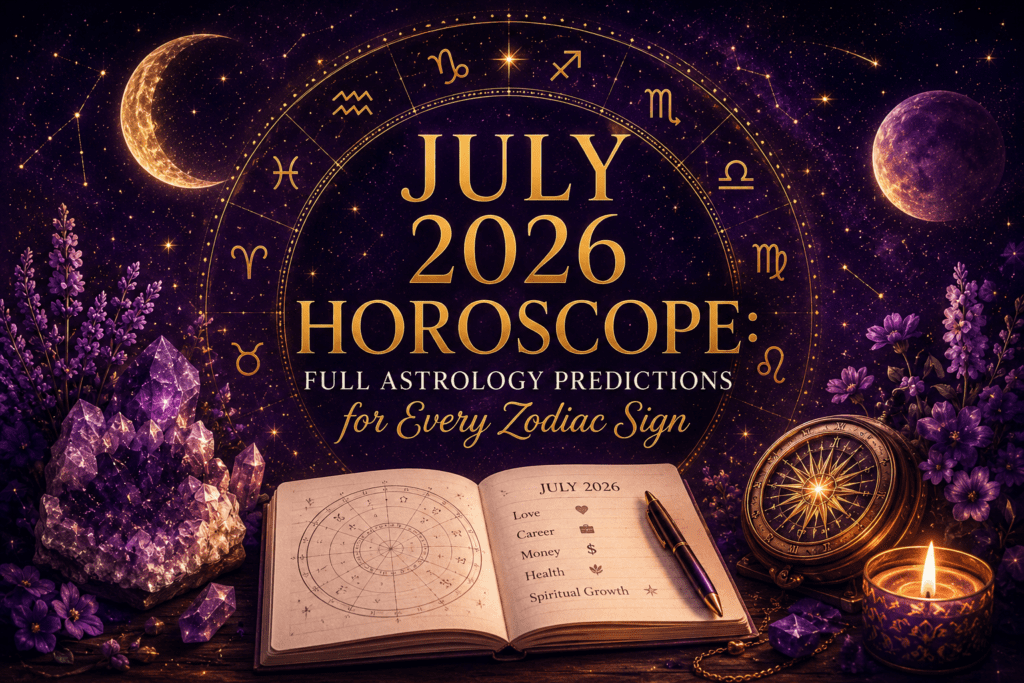 July 2026 horoscope — astrology predictions for all 12 zodiac signs