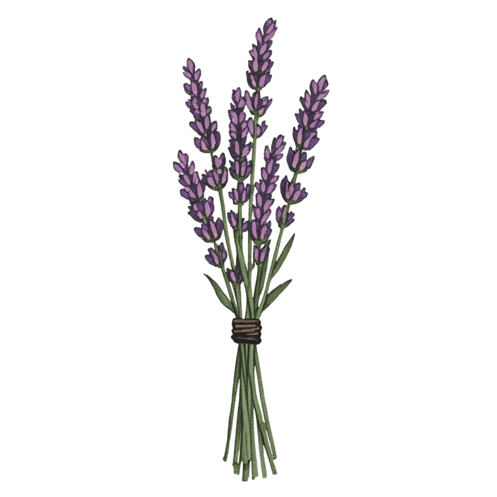 Lavender bunch tattoo design