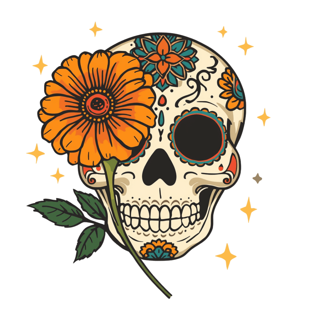 Day of the Dead piece tattoo design