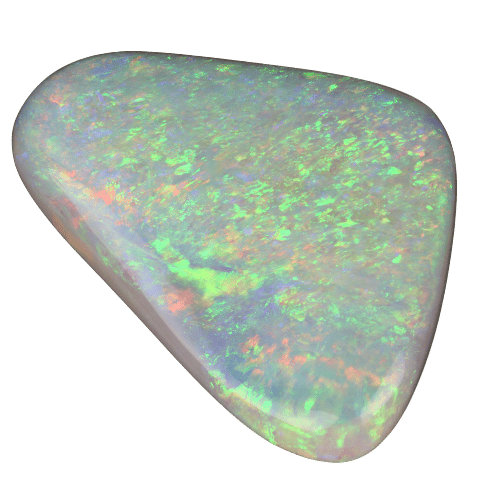 Opal gemstone — birthstone for October showing play of color