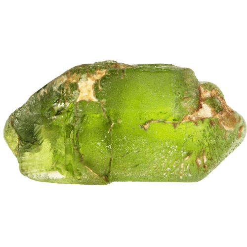 Peridot gemstone — birthstone for August symbolizing strength and renewal